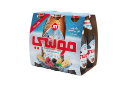 موسي شراب الشعير بنكهة التوت المثلج - 6 × 330 مل
